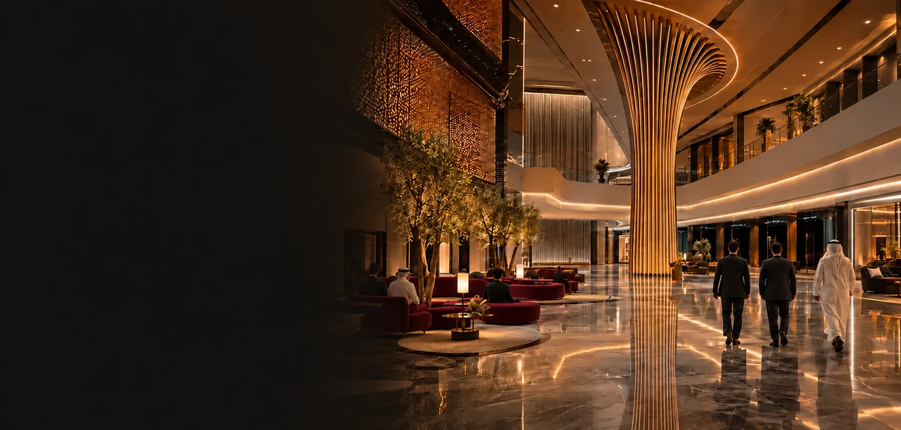 A welcoming commercial space