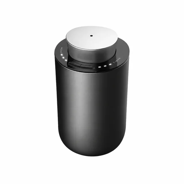 Black Scent Pod diffuser with a silver cap